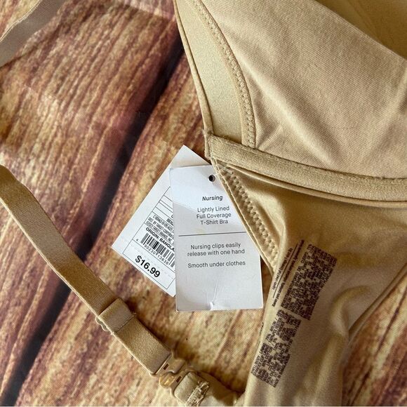 NWT Women’s Auden Nursing Bra Nude 36D - Picture 3 of 4